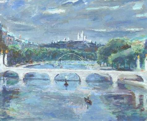 Paris Scene oil painting